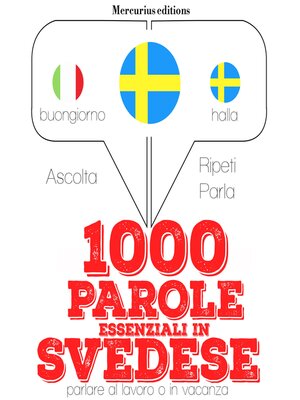 cover image of 1000 parole essenziali in Svedese